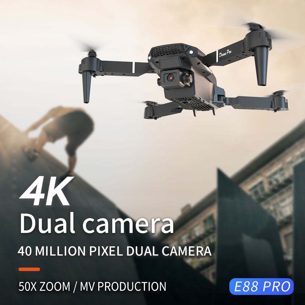2026年新型 E88 プロ仕様 HD 4K RCドローン  - Drone Camera Professional のレビューと価格