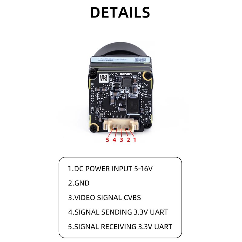 ABZW製 高解像度256x192サーマルカメラモジュール。 - Drone Camera Thermal のレビューと価格