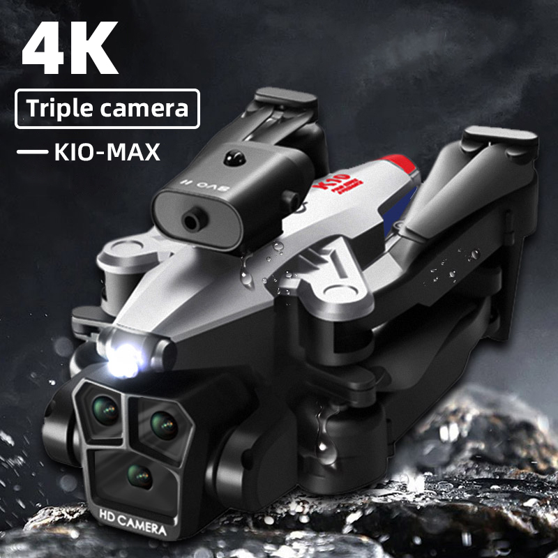 K10 最大 RC ドローン HD 4K 飛行機 3 カメラ - Drone Camera 4K のレビューと価格