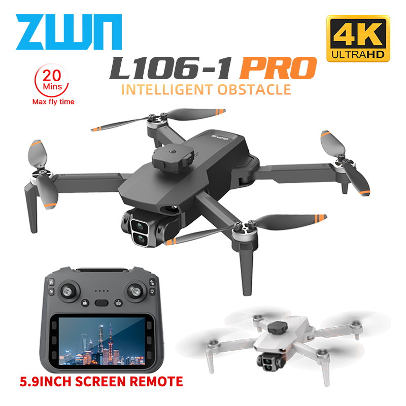 L106-1PRO GPS プロフェッショナルドローン 4K - Drone Camera 4K のレビューと価格