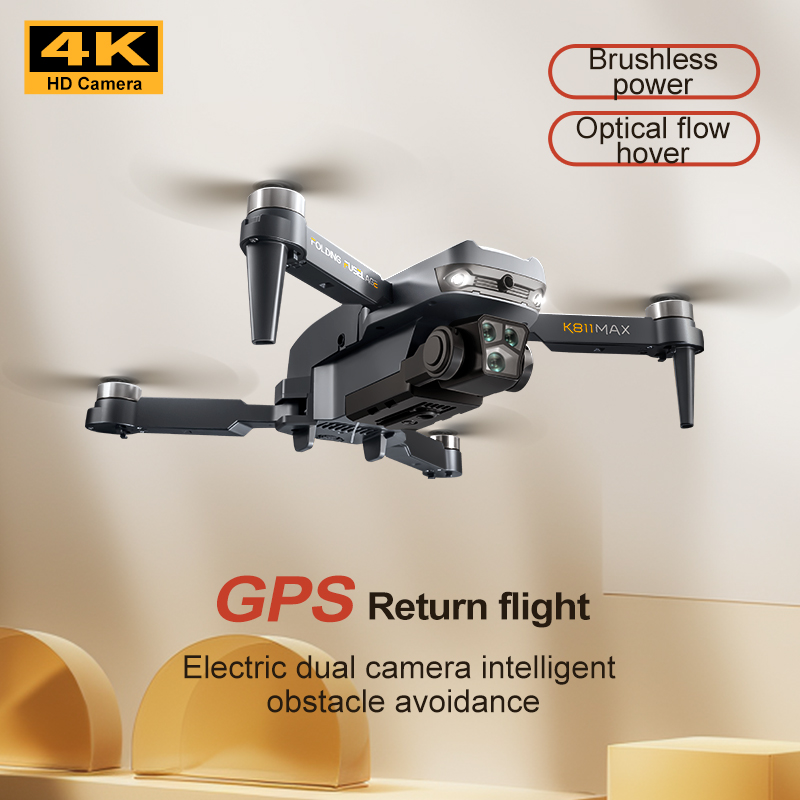 K811MAX ブラシレスドローン 4K HDカメラ |   - Drone Camera 4K のレビューと価格