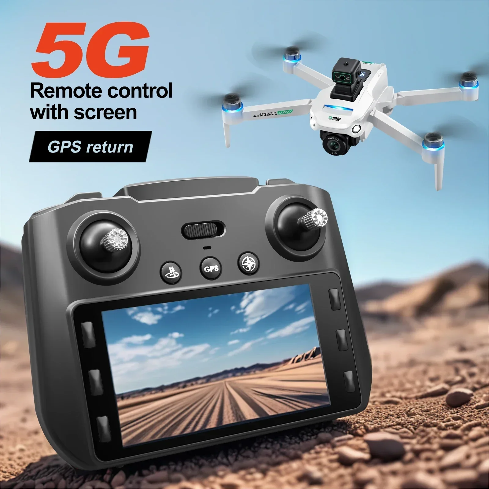 S159 GPSドローン、HDデュアルカメラ搭載プロフェッシ - Drone Camera Professional のレビューと価格